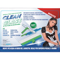 Clean Glass professional set Grande e piccolo