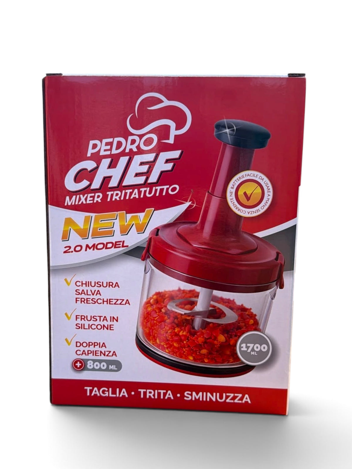 NUOVO Pedro Chef 2.0 con Doppia Capienza